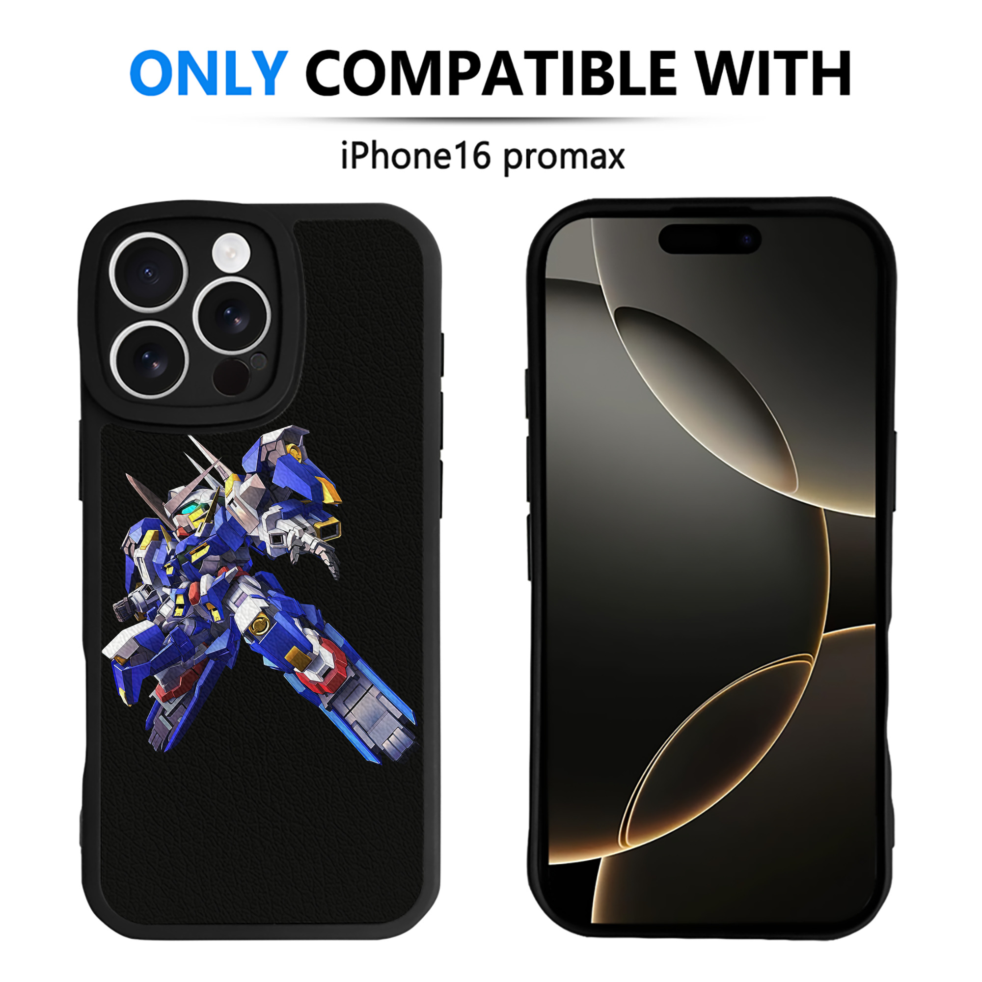 （画像用） 機動戦士ガンダム Mobile Suit Gundam 【iPhone 16シリーズ対応】シリコンスマホケース（レザー調） 材質：シリコン